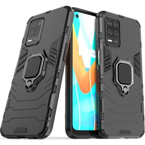 For OPPO Realme V13 5G Case Cover for Realme V13 5G Protective Cover Armor Shell Capa Finger Ring Kickstand Hard Back Phone Case