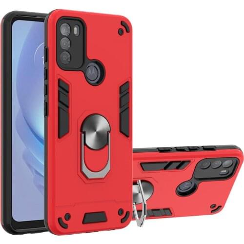 Hybrid Ring Holder Armor Case For Motorola G50 Case G60 Shockproof Kickstand Cases For Moto G 60 Phone Cover Coque