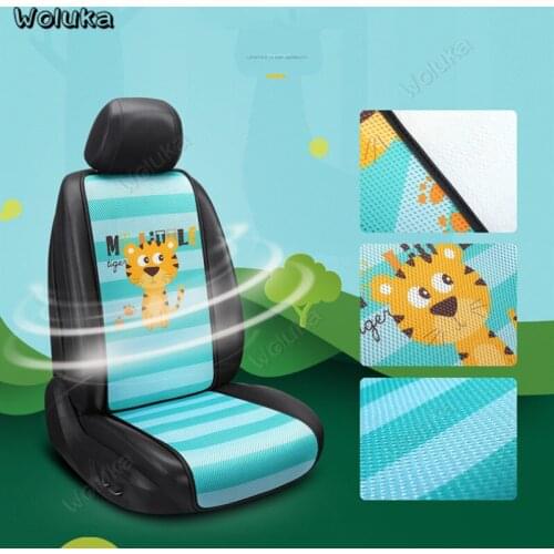 Seat Cover Set Four Seasons Front and Rear Row Mat Cartoon Seat Pad Universal Kst Car Seat Cushion CD50 Q01