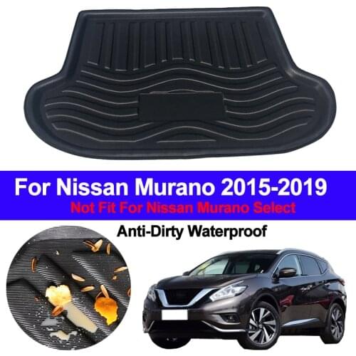 Auto Car Rear Boot Cargo Liner Tray Trunk Luggage Floor Carpet Mats Carpets Pad Mat For Nissan Murano 2015 2016 2017 2018 2019