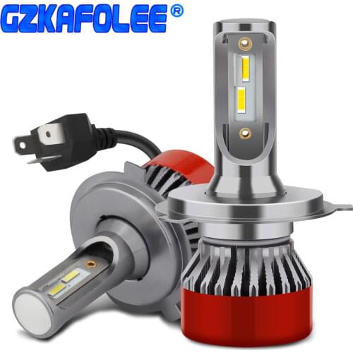 Mini H4 LED Car Headlight Bulb Auto Accessories 6500K 4300K led fog light LED H4 for cars high beam dipped beam auto grade chips