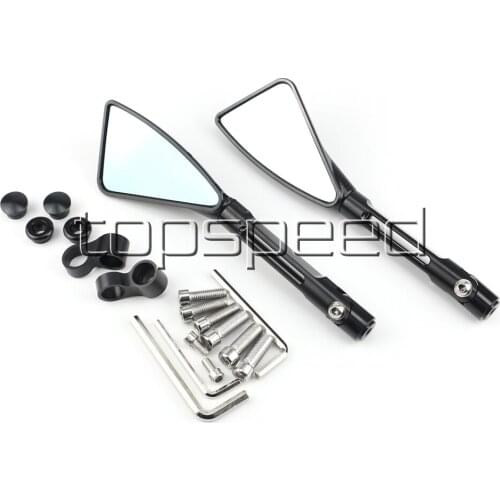 Motorcycle Side Rearview Mirrors For Honda CB1000R 2008 2009 2010 2011 2012 Black