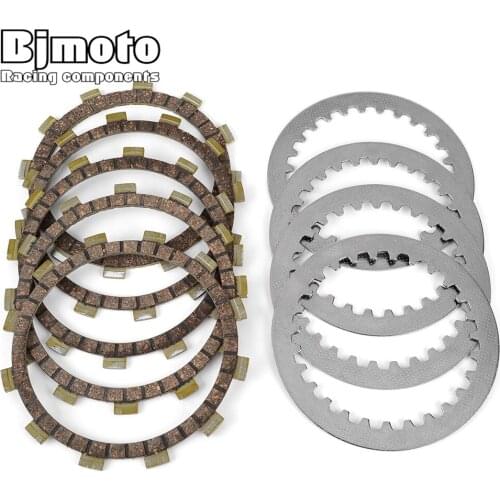Motorcycle Clutch Friction Plates Disc Set FOR Yamaha SRV250 Renaissa 92-97 XV125S Virago 125 1997-2000 XV250 Route 66 88-90