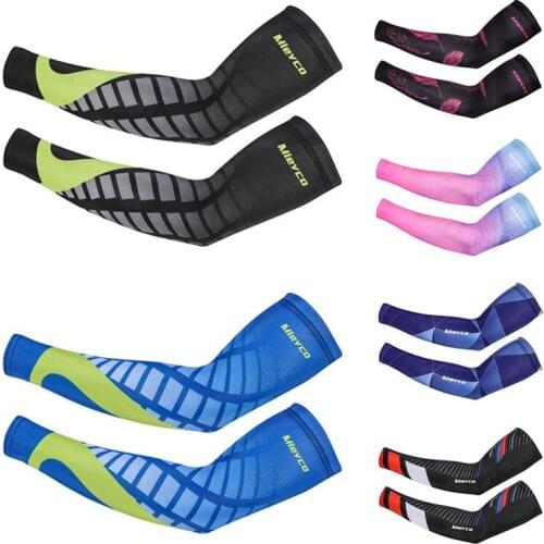 Mieyco Outdoor Sports Arm Sleeves Camping Men Arm Cover Bike Cuffs Women Bicycle Fishing Golf UV Protection GYM Arm Sleeves