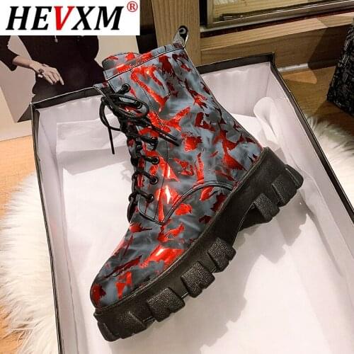 New Women Boots Flat With High-top Print Shoes Sneakers Comfortable Breathable Fashion Wear-resistant Non-slip Women Boots
