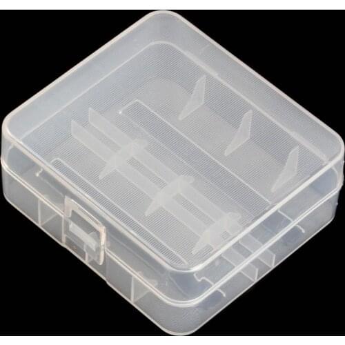 2pcs/lot Soshine Portable Hard Plastic Case Holder Storage Box for 2 x 26650 Batteries Battery Box Container Organizer Box Case