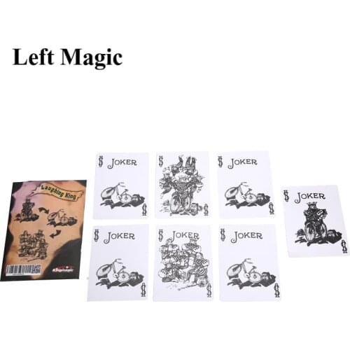 The KingS Joke Magic Tricks King Vanish Card Magic Props Close Up Street Magic Props Illusions Gimmick Prop Mentalism