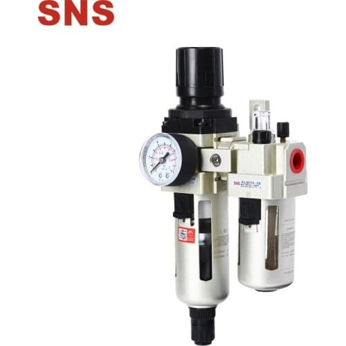 SNS AC Series F.R.L Air Source Treatment Combination Fliter Regulator Iubricator