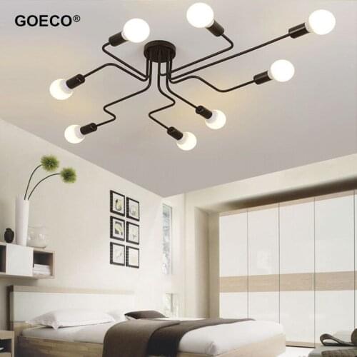 Modern Led Ceiling Light Industrial Chandelier For Living Room Bedroom Kitchen Loft Home Nordic Vintage Lighting Fixtures E27