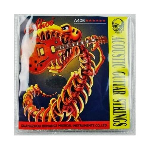 Alice-A406 Acoustic Guitar Strings Guitar Accessories 6pcs/set Top Quality guitar strings for acoustic guitar