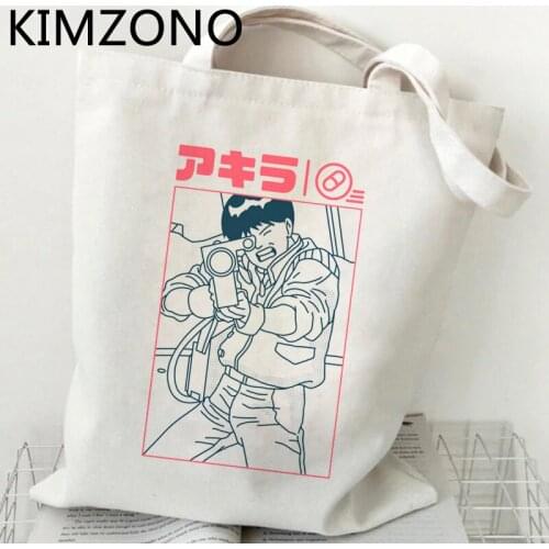 Akira shopping bag bolsas de tela shopping grocery cotton bolsa bag reusable foldable grab