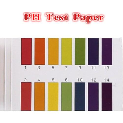 80 Strips PH Test Strips Full PH Controller PH Meter 1-14st Indicator Litmus Tester Paper Factory Water Soilsting Kit Analyzers