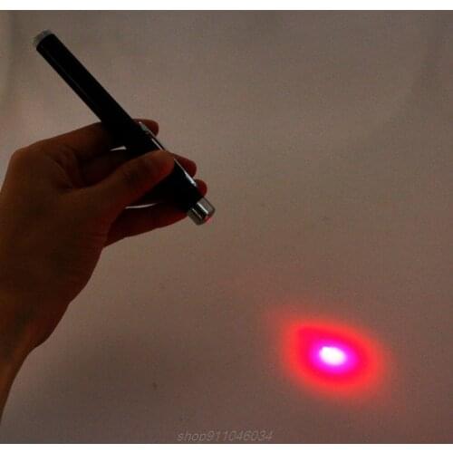 5mW 650nm Red Light Pointer Pen Continuous Line Visible Beam Presentation F22 21 Dropshipping