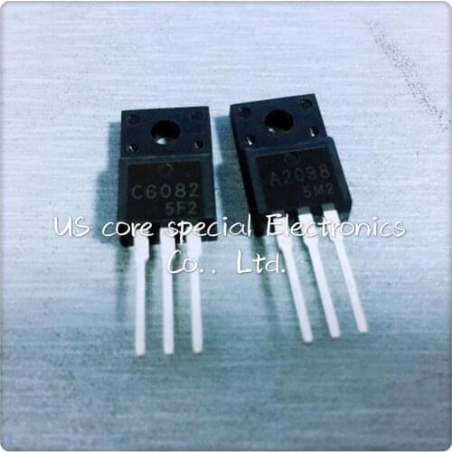 40pcs/lot 2SC6082 C6082 2SA2098 A2098 TO-220F printer the tube original authentic NEW