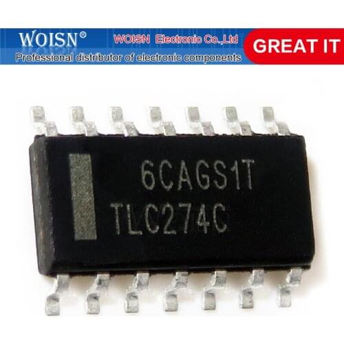 5pcs/lot TLC274CDR TLC274AI TLC274C TLC274 SOP-14 In Stock