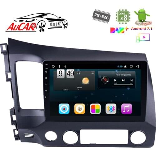 Car Stereo for Honda Civic 2006 - 2007 Android radio navigator GPS DVD Player system HD 1024*600 Bluetooth GPS Radio WIFI Stereo