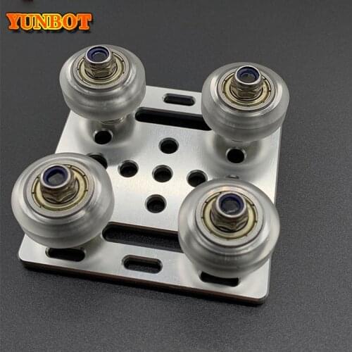 3D Printer part Openbuilds V gantry plat set special slide plate for 2040 aluminum profiles V-slot mini four roulette