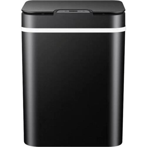 Trash Can Garbage Touchless Automatic Stainless Steel for Home Kitchen Bedroom 261x198x358mm TB Sale