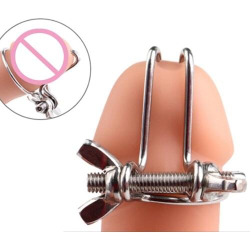 Male Urethral Dilator Adjustable Pins Masturbation Device Penis Torture Adult Game SM Cock Ring Glans Stimulator Sex Toy for Men