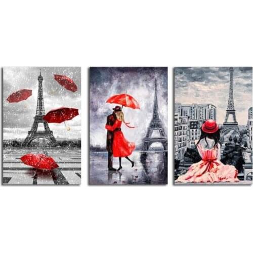 TOUOILP full square Diamond Painting 3 Luiken Parijs