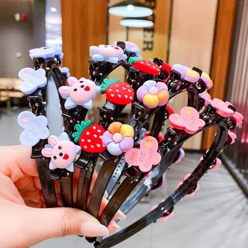 Cute Flower Strawberry Hair Band For Girls Child Hair Clip Handmade Hairbands Headband Birthday Gifts Headwear Hair Accessories