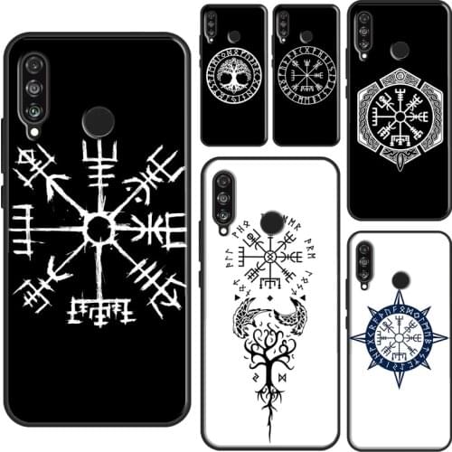 Viking Vegvisir Odin Nordic Case For Huawei P30 Pro P20 P40 Lite P Smart 2021 Nova 5T For Honor 8X 9X 9S 10 X Lite