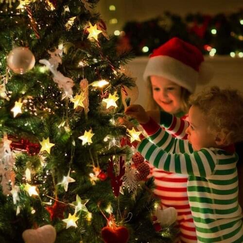 Solar String Lights Garden, Yohencin 23ft 50 LED Star Fairy Lights Outdoor Solar Powered String Light Waterproof 8 Modes