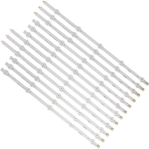New kit) 12 PCS LED strip for Toshiba 50L4353D 50L1350UC 50L3400U 50L1350U 50L2300U 6916L-1276A 6916L-1273A 50LA6210
