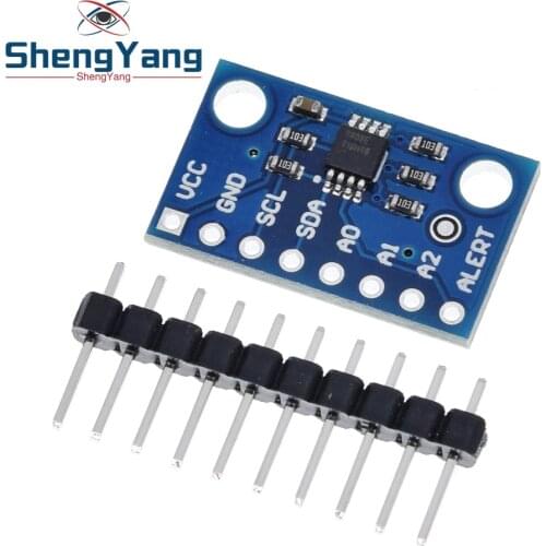 High Accuracy Temperature Sensor MCP9808 I2C Breakout Board Module 2.7V-5V Logic Voltage for Arduino 9808