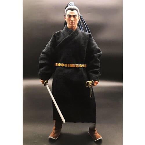 1/6 Scale Soldiers Ancient Japan Samurai Ronin Dual-use Robe Coat 12-inch Action Figure Doll Body Toy Costume Accessories