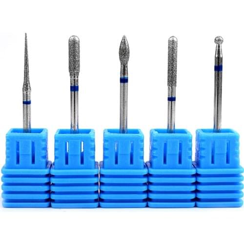 1 Pcs Diamond Tungsten Nail Drill Bit Rotate Burr Milling Cutter Bits For Manicure Electric Nail Drill Accessories Nail Tools