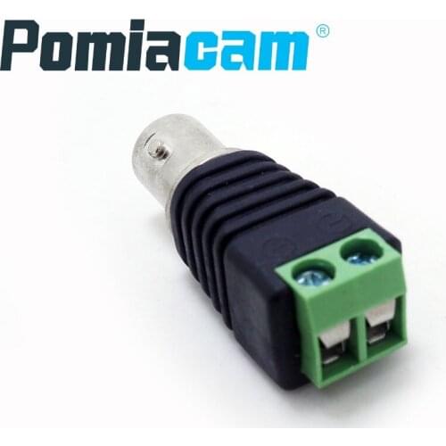 B-G1 Freeshipping 50pcs/lot Coax Cat5 Cat6 BNC female CCTV Connector, BNC female Jack Video Balun Connectors BNC Female plug