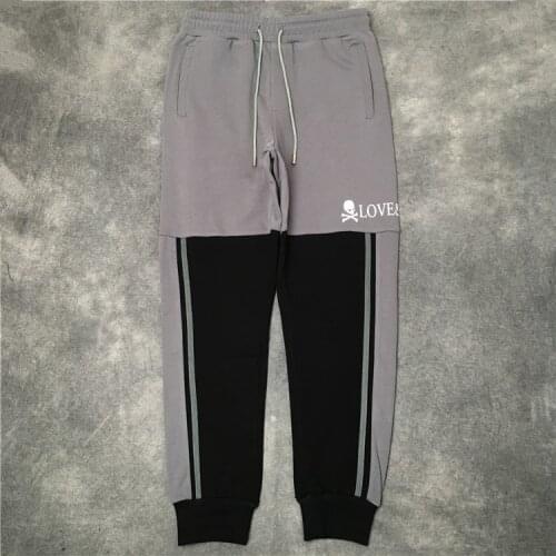 Luxury High New Novelty 19ss Mastermind Skull Monster stripe Comfortable Classic Paisley 4 white Casual Pants Sweatpants #N2