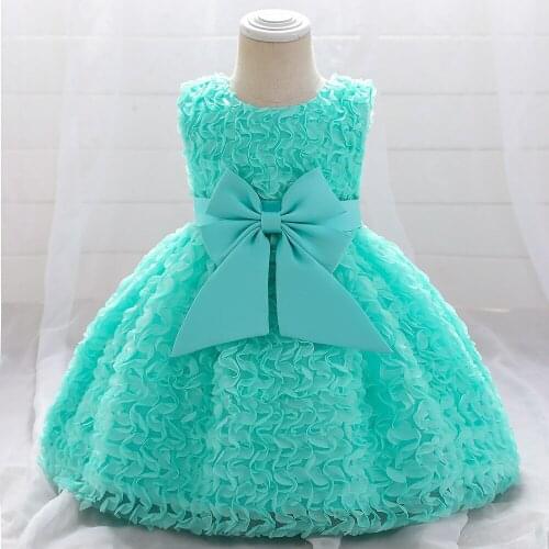 Flower Girl Dress For Girls Kids Flower Christmas Ball Gowns Lace-up Back Short First Communion Dresses 2021