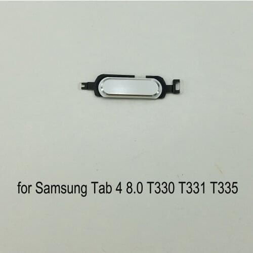 For Samsung Galaxy Tab 4 8.0 T330 T331 T335 Original Tablet Phone Housing Frame New Home Button Menu Key Black White