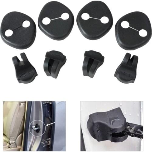 Car Door Striker Cover Lock Protector Stopper Buckle Case Cap Check Arm Cover Fit For Hyundai IX35 Sonata 8 2010 - 2013 2014