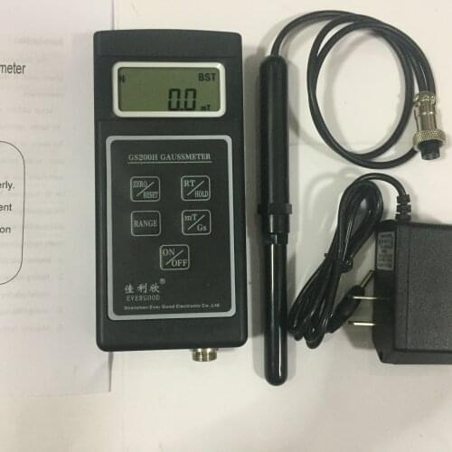 GS200H Magnetic Measurements Gauss Meter Precision Gauss Meter Magnetic Field Detector Teslameter