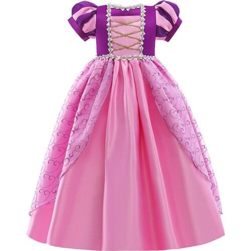 New Halloween Kids Beauty Dresses For Girls Children Clothes Baby Girl Party Princess Cosplay Dress Home Role Play Costumes