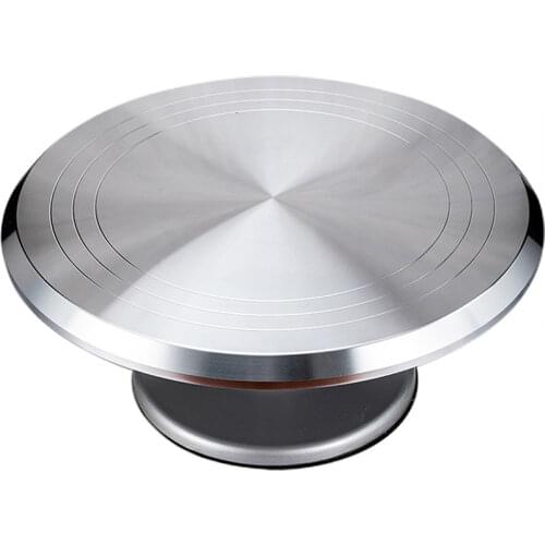 Cake Stand Baking Tool 12 Inch Mounted Cream Cake Table Turntable Rotating Table Stand Base Turn Around Decorating Table