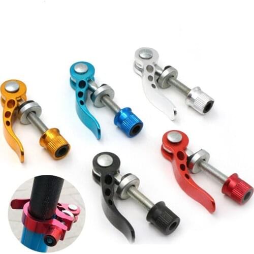 Bicycle Quick Release Mountain Bike QR Tool MTB Bicycle Seat Tube Clamp Screw Quick Release Lever Cycling Bicycle Part Universal