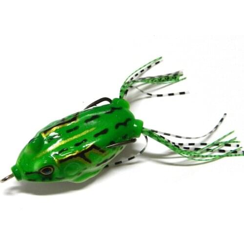 HENGJIA 1pc 5.5cm 12.5g soft plastic frog fishing lures top water wobble bass hollow toad fishing baits pesca fishing tackles