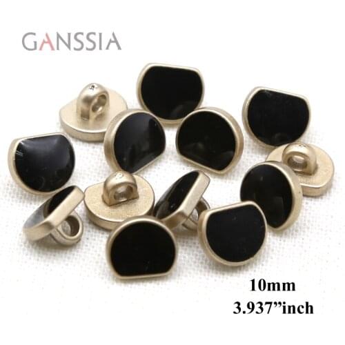 30pcs/lot Size: 10mm Black color Good quality resin buttons Shirt Scrapbooking DIY accessories (ss-837)