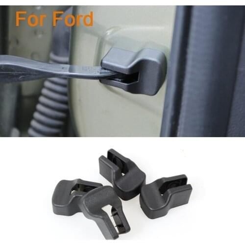 4pcs/lot Car styling Door Check Arm Protection Cover For Ford Fiesta Mondeo Ecosport Explorer Kuga Focus Edge