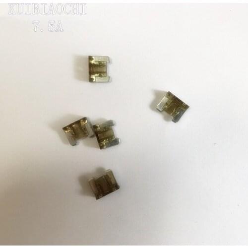 50pcs/lot Micro car fuse 7.5A Micro Automotive Fuses 7.5A