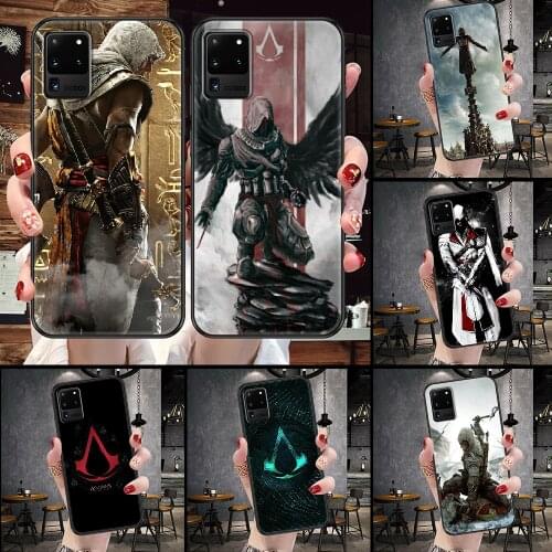 Assassins Creed Game Phone case For Samsung Galaxy Note 4 8 9 10 20 S8 S9 S10 S10E S20 Plus UITRA Ultra black pretty waterproof