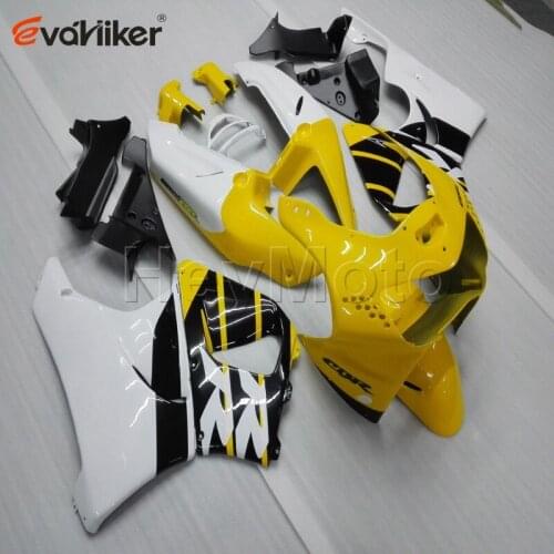 Customised color motorcycle cowl for CBR919RR 1998 1999 yellow white CBR 919RR 98 99 ABS Plastic motorcycle fairing Painted