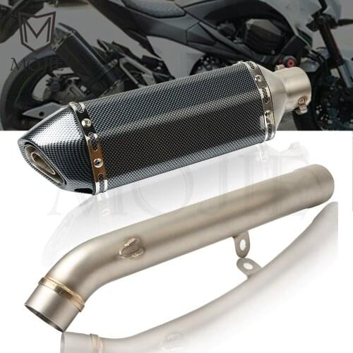 For Kawasaki Z800 Z 800 2013-2016 2015 Exhaust System Scooter Motorcycle Exhaust Modified Muffler Mid Pipe Link With DB KILLER