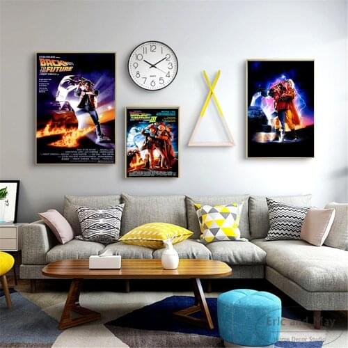 Back To The Future Vintage Movie Wall Pictures Posters Prints Canvas Art Unframed Paintings Decoration Modern Home Decor