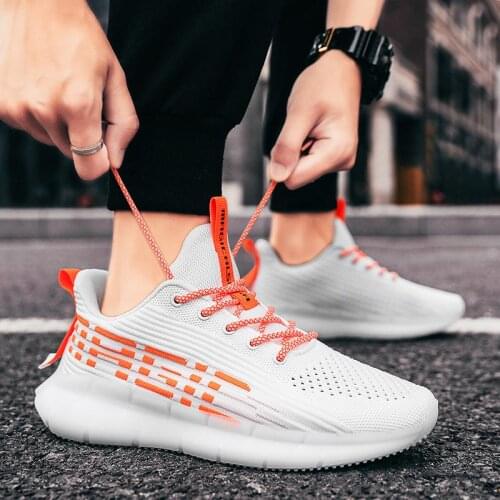 Large Size Summer Rubber Sole Sport Shoes Male Sneakers White Sports Shoes Kids Sport Shoes Men Sneakers 2021 Tenisky GME-1206