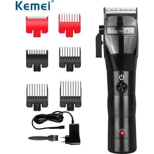 Kemei Oil Head Professional Hair Clipper Electric Powerful Cordless Hair Trimmer Cutting Machine Haircut Trimmer